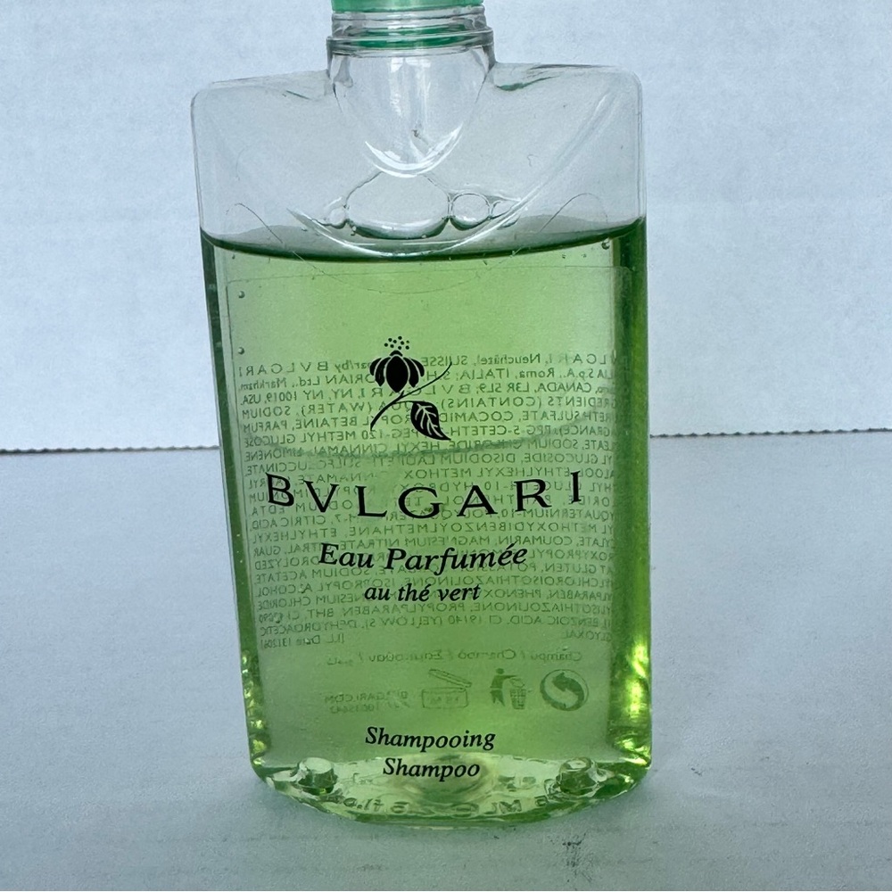 BVLGARI Eau Parfumee au the vert Shampoo 2.5oz Green Tea 75% Full Luxury Scent - Picture 2 of 8